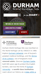 Mobile Screenshot of durhamworldheritagesite.com
